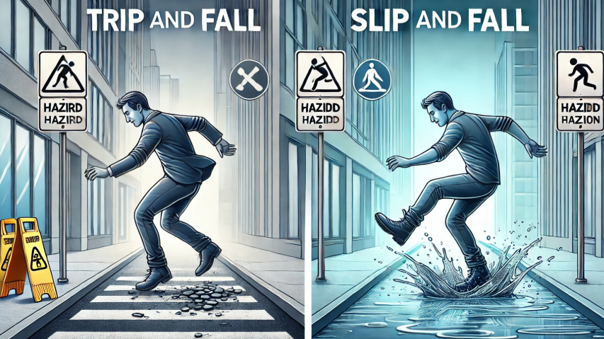 Trip and Fall vs. Slip and Fall